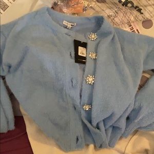 COPY - Time For Tea Fuzzy Cardigan Sweater